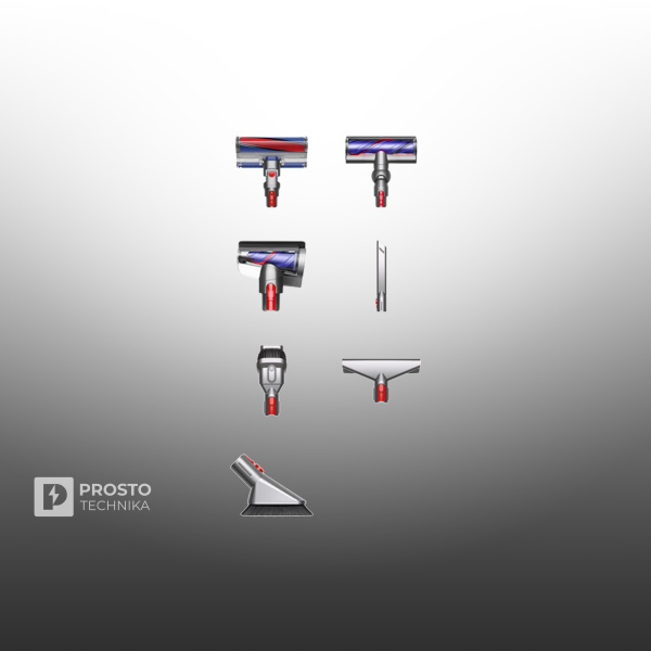 Пылесос Dyson V8 Absolute (SV25), Yellow/Nickel с нашей вилкой